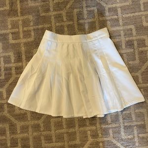 Princess Polly White Pleated Tennis Skirt